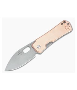 Boker Plus Gust Copper Acid Stonewashed D2 Stainless Steel Frame Lock Folder 01BO146