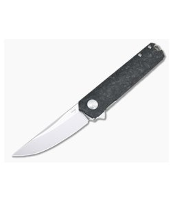 Boker Plus Kwaiken Compact Marble Carbon Fiber D2 Titanium Flipper 01BO231