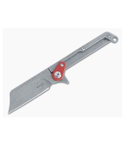 Boker Plus Fragment Red G10 Dark Stonewashed Steel Slip Joint Knife 01BO661