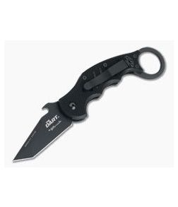 Fox Knives 597 Dart Tanto Black N690Co Black G10 Waved Liner Lock Karambit