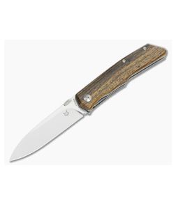 Fox Knives 525B Terzuola Bocote Wood Folder Satin N690Co