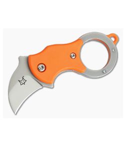 Fox Knives Mini-Ka Liner Lock Key Ring Karambit Orange FRN 01FX326