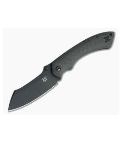 Fox Knives Kmaxrom Pelican Black N690 Carbon Fiber Liner Lock 534CF