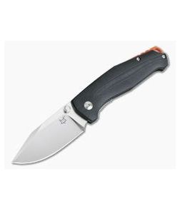 Fox Knives TUR Vox Design Black G10 Satin N690Co Liner Lock Folder 523B