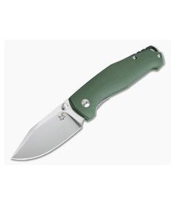 Fox Knives TUR Vox Design OD Green G10 Satin N690Co Liner Lock Folder 523OD