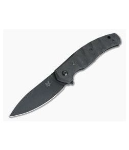 Fox Knives Ziggy Anso Design Carbon Fiber Black Stonewashed N690Co Liner Lock Flipper 308CFB