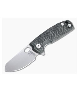 Fox Knives Baby Core Flipper Satin M390 Carbon Fiber Folder 01FX905