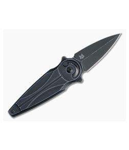 Fox/Anarcnide Saturn Left Handed Radius Lock Black Stonewashed N690Co Aluminum Folder 01FX940