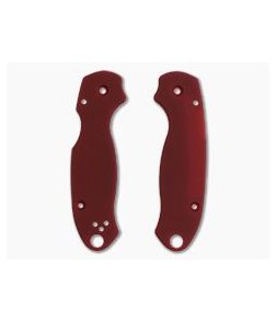 Putman Blade Scales Spyderco Para 3 Smooth Red G10 Scales