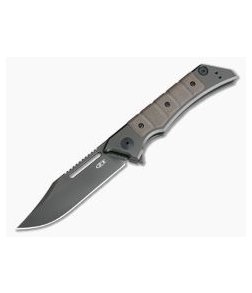 Zero Tolerance 0223 Tim Galyean Brown G10 DLC 20CV Frame Lock Flipper