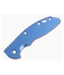 Hinderer Knives Stonewashed Blue Titanium Handle Scale for XM-18 3.5" Smooth