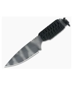 M Strider Knives SA-L Black Cord Wrap Tiger Striped CPM-154