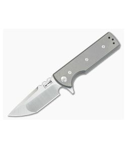 Chaves Ultramar T.A.K. Tanto M390 Stonewashed Titanium Flipper