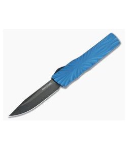 Brian Tighe and Friends Twist Tighe OTF Auto Ceramic Blue DLC Clip Point 1300-6