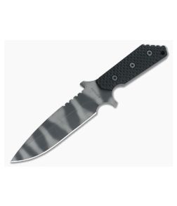 M Strider Knives MK-1 Mod 10 Black Gunner Grip Tiger Striped CPM-154