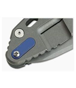 Hinderer Knives Pocket Clip Filler Tab Titanium Blue