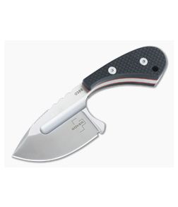Boker Plus Sigyn Satin D2 Black G10 Fixed Blade Neck Knife 02BO037