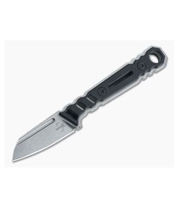 Boker Plus Ylvi Stonewashed D2 Black G10 Fixed Blade EDC Neck Knife 02BO038