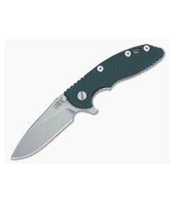 Hinderer Knives XM-18 3" Green-Black Slicer Flipper Stonewash