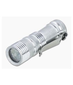 Laulima Metal Craft Ion Flashlight Tumbled Aluminum 4000K Neutral White Led Flashlight