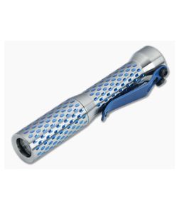 Dawson Machine Craft Divot Slimmer Flashlight Satin Blue Titanium (4500K)
