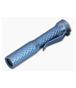 Dawson Machine Craft Divot Slimmer Flashlight Stonewashed Blue Titanium (4500K)