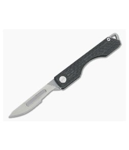 Maratac Carbon Fiber Folding Craft Scalpel Knife + Spare Blades