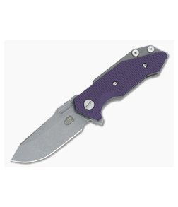 Hinderer Knives Half Track 2.75" Purple G10 Working Finish