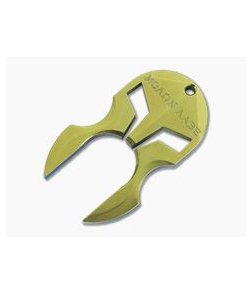 ADV Tactical Titanium Spartan KeyChain Gold