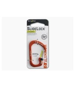 Nite Ize SlideLock Carabiner Aluminum #3 Orange