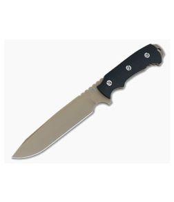 Hinderer Knives Fieldtac 7.0 D2 FDE DLC Fixed G10 Knife