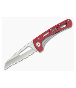 Buck Knives Vertex Serrated Wharncliffe Red 418RDX
