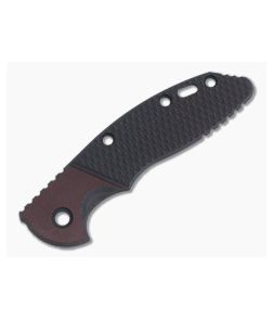 Hinderer Knives XM-18 Bolstered 3.5" G-10 Handle Scale Burgundy-Black