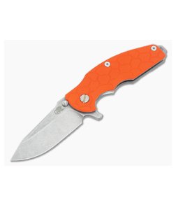Hinderer Knives Jurassic 3.25" Orange G10 SpearPoint Stonewash