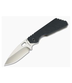 M Strider SnG Grooved Aluminum CPM-20CV Blade Flamed Titanium Flat