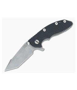 Hinderer Knives XM-18 3" Black Harpoon Tanto Working Finish Flipper