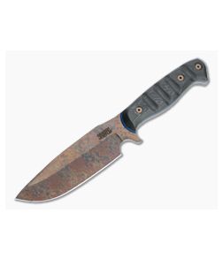 Dawson Knives Big Bear Arizona Copper 3V Two-Tone Carbon Fiber Fixed Blade
