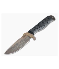 Dawson Knives Pathfinder Arizona Copper 3V Marbled Carbon Fiber Fixed Blade