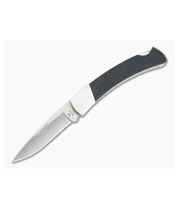 Buck Legacy 501 Squire LTD Satin S35VN Black Burlap Micarta Lock Back Folder 0501BKSLE