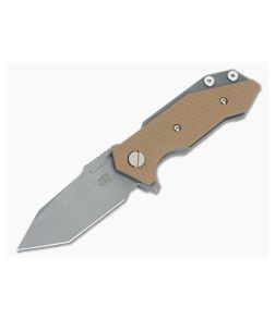 Hinderer Knives Half Track Tanto 20CV Coyote G10 Working Finish