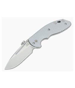 Hinderer Knives XM Slippy Stonewash 20CV Slicer Grey G10