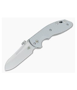 Hinderer Knives XM Slippy Stonewash 20CV Sheepsfoot Grey G10