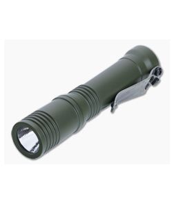 Laulima Metal Craft Ion Slim Flashlight Olive Cerakote Aluminum 3500K Neutral White LED 14500 LMC-051