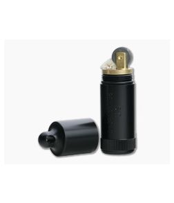 Maratac CountyComm XL Peanut Lighter Anodized Aluminum Matte Black
