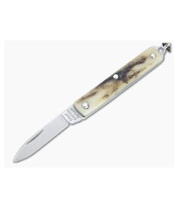 Great Eastern Cutlery #05 PPP Keychain Knife Pen Blade Sambar Stag Slip Joint Folder 052121-SS-05