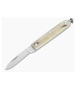 Great Eastern Cutlery #05 PPP Keychain Knife Pen Blade Sambar Stag Slip Joint Folder 052121-SS-12