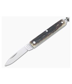 Great Eastern Cutlery #05 PPP Keychain Knife Pen Blade Sambar Stag Slip Joint Folder 052121-SS-18