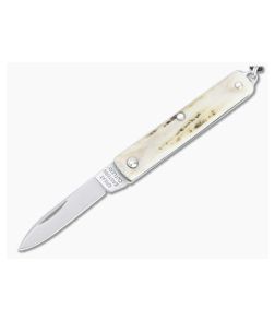 Great Eastern Cutlery #05 PPP Keychain Knife Pen Blade Sambar Stag Slip Joint Folder 052121-SS-24