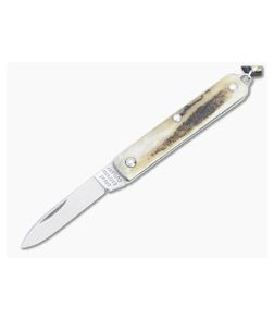 Great Eastern Cutlery #05 PPP Keychain Knife Pen Blade Sambar Stag Slip Joint Folder 052121-SS-32
