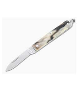 Great Eastern Cutlery #05 PPP Keychain Knife Pen Blade Sambar Stag Slip Joint Folder 052121-SS-36